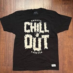 Smooth Sailing “Chill Out” Black Graphic T-Shirt, Size. XL, New Without Tags